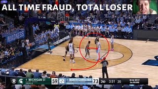 TOM IZZO is an all time fraud and a complete loser vs. NORTH CAROLINA