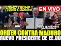 ¡URGENTE! 🔴NUEVO PRESIDENTE DE EE.UU DECLARA LA GURR4 A NICOLAS MADURO !! TE VOY A ENCARCELAR