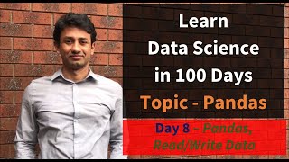 Day 8 - Pandas - Read and Write DataFrame