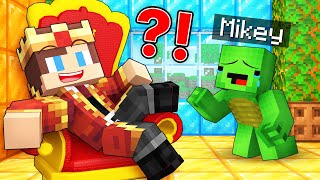 JJ Became a King to Troll Mikey in Minecraft (Maizen)