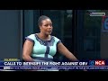 Calls to intensify the fight against GBV