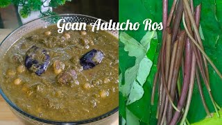 Goan style Aalucho Ros | colocasia leaves recipe