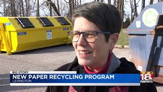 New paper recycling program