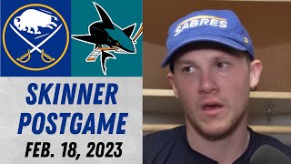 Jeff Skinner Postgame Interview vs San Jose Sharks (2/18/2023)