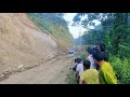 dangerous road in between pongging and silli village of upper siang District.