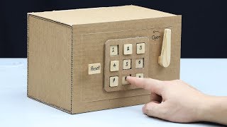 3 Amazing Ideas DIY Safe from Cardboard