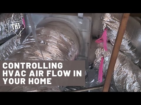 How do I balance the airflow in my home?