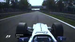 Juan Pablo Montoya's record-breaking lap of Monza | 2004 Italian GP