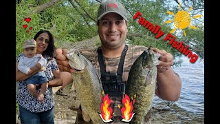 Fishing day with Family in Beautiful Montreal, ماهیگیری خانوادگی در یک روز عالی