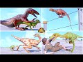 Australovenator & Troodon All Perfect Animations & Interactions 🦖 Jurassic World Evolution 2