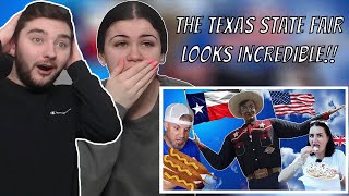 British Couple Reacts to Brits First Time At The TEXAS STATE FAIR!