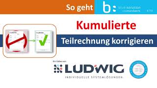 Kumulierte Rechnungen korrigieren in tophandwerk und smarthandwerk