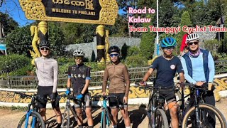 Road to Kalaw riding with Team Taunggyi Cyclist Team