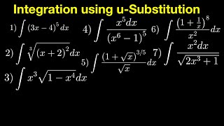 Integration Using u-Substitution