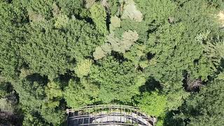 Rundbogen Hangar Fliegerhorst Venlo, drone view 4k