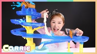 凱利的素麵旋轉水道餐廳玩具食玩遊戲  |  凱利和玩具朋友 CarrieAndToys