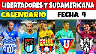Calendario FECHA 4 CONMEBOL LIBERTADORES 2022 Y SUDAMERICANA • ¡¡FECHAS CONFIRMADAS!!