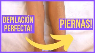 Como depilar las piernas con cera biodegradable | Tutorial de depilación y epilacion