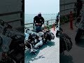 할리라이딩중 형님들의휴식~~ 쇼츠 할리데이비슨 바이크 오토바이 로드킹 바닷가 shorts harley harleysound bike see man see