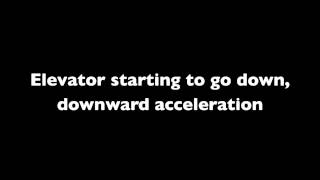 A Ball in an Accelerating Elevator