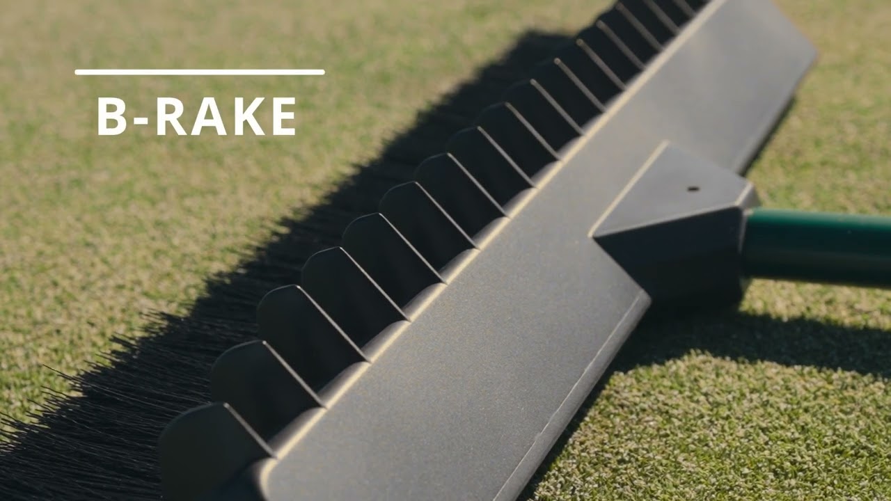 B-Rake - How To Rake Bunkers Correctly With The B-Rake - YouTube