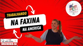 Faxinando Quarto, Sala, Cozinha  - Trabalhando aqui na America!!