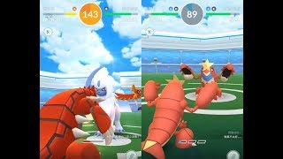 【Pokemon GO】第三世代寶可夢阿勃梭魯團體戰與鐵螯龍蝦道館對戰!