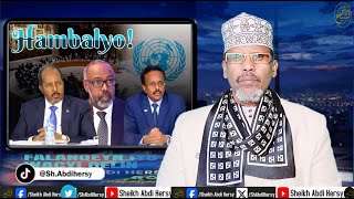 Hambalyo MW Xassan, Farmaajo & Abukar Baale! Guul Somalia oo Ka Mid Noqonaysaa G