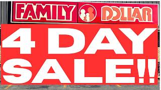 ‼️.75 FOR 2‼️🔥GO TODAY🔥| 🚨FAMILY DOLLAR 4 DAY SALE DEALS