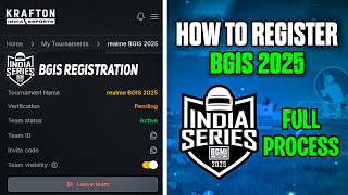 HOW TO REGISTER IN BGIS 2025 - FULL PROCESS EXPLAINED | BGIS 2025 FORMAT | BGIS 2025 REGISTRATION