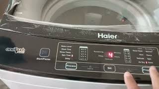 Haier washing machine 8.5 kg #haier #haierwashingmachine #lifestyle #enjoyment #vlog