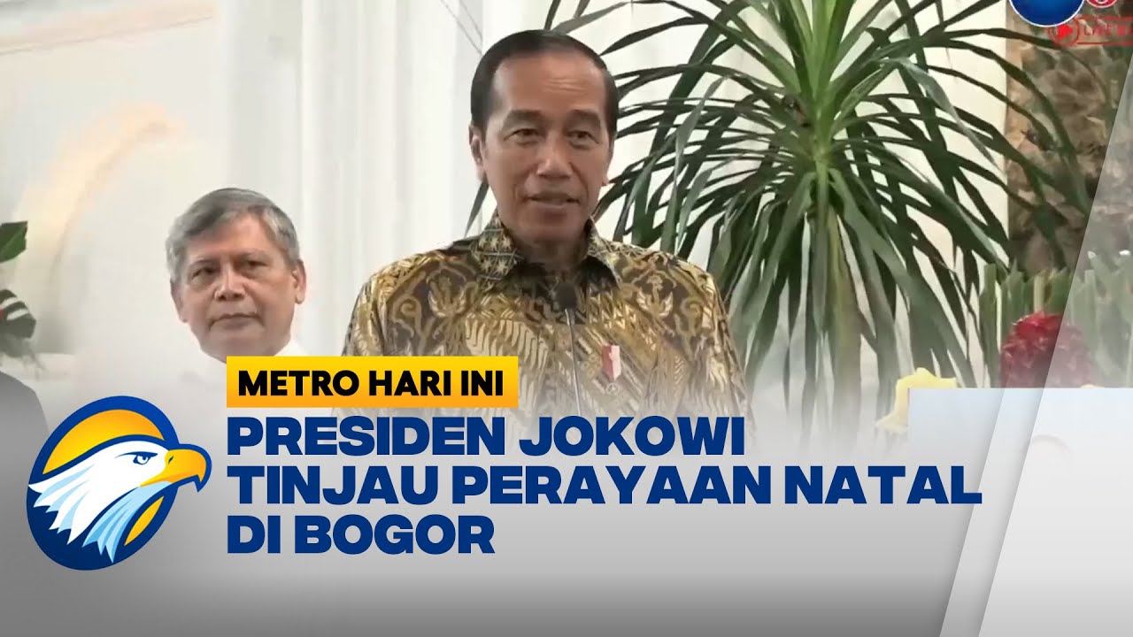 Presiden Jokowi Tinjau Perayaan Natal Di Bogor - YouTube