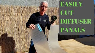 How to cut acrylic for drop in lights