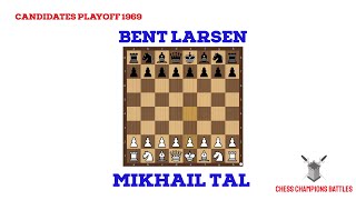 Larsen Outplays Tal in Epic 1969 Candidates Showdown | Chess History Made!