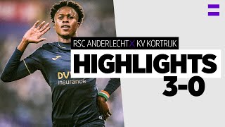 HIGHLIGHTS: RSC Anderlecht - KV Kortrijk | Croky Cup 21-22 | Qualified for the semis