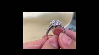 2pcs Vintage Bridal Set Round Cut(ZS48-06)