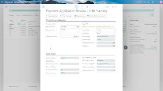 Dynamics Business Central - How to use the payment reconciliation journal and automatic application