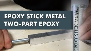 Zettex 2C Epoxy Stick Metal - Mouldable two-part epoxy