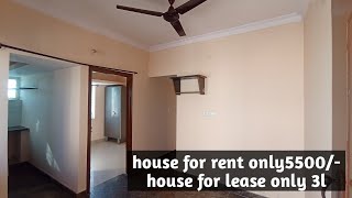 1BHK House for Rent only 5500/- Bangalore