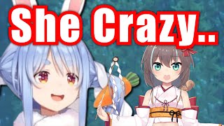 Pekora Found Out How Crazy Matsuri Is..【Hololive】