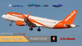 DIRECTO [P3Dv4.5] FSLabs A320-200 | EGGD - GCTS  | VATSIM (ESP/ENG)