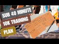 How to Write a 10k Training Plan // Sub 40 Minute Summer Training Series 2023