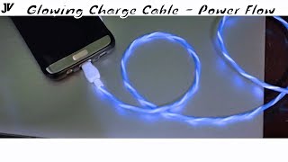 Charging Cable that Glows - Flowing Power