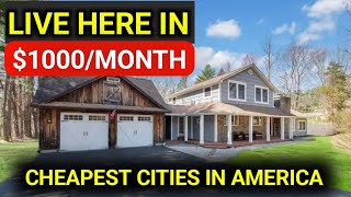 Top 10 CHEAPEST Cities To Live On $1000/Month