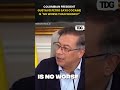 watch colombian president gustavo petro compared cocaine and whiskey