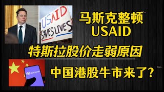 (2025.2.8) 马斯克查账整顿USAID，特斯拉股价走弱原因？ 美股现阶段状态？中国港股牛市来了？————每周必看的周末回顾