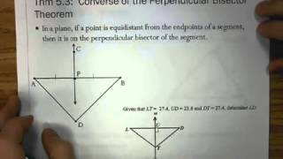 Sec 5 2 Perpendicular Bisectors