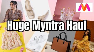 Myntra Haul || Myntra Fashion Carnival || Huge Myntra Haul including dresses, handbag, footwear