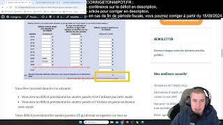 URGENT : Bug sur le déficit foncier sur la déclaration 2024!! Comment vérifier et corriger ?