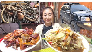 เจียงฮายสู่ลาวใต้EP#5 สบายดีเชียงขวาง ปิ้งฟานบ้าน ปิ้งเป็ด ปิ้งหมู ร้านเด็ดต้องมาชิม